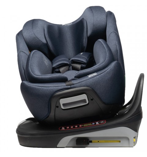 MAST Swiss design M.Rox - obrotowy fotelik samochodowy 40-150 cm 0-36 kg | Blueberry